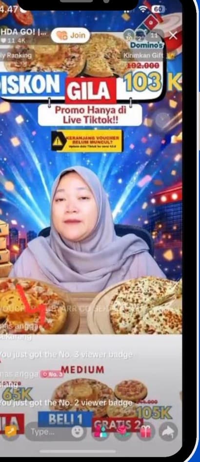 Domino's Pizza · LIVE discount