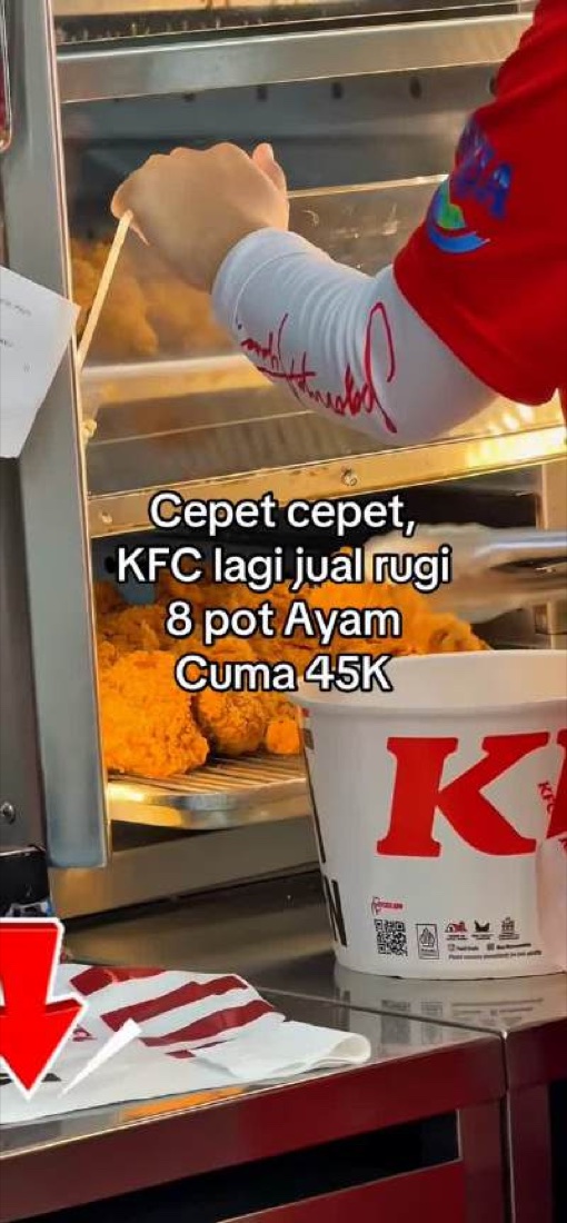 Konten kreator — KFC · mekanik promo harian yang mendorong kunjungan gerai
