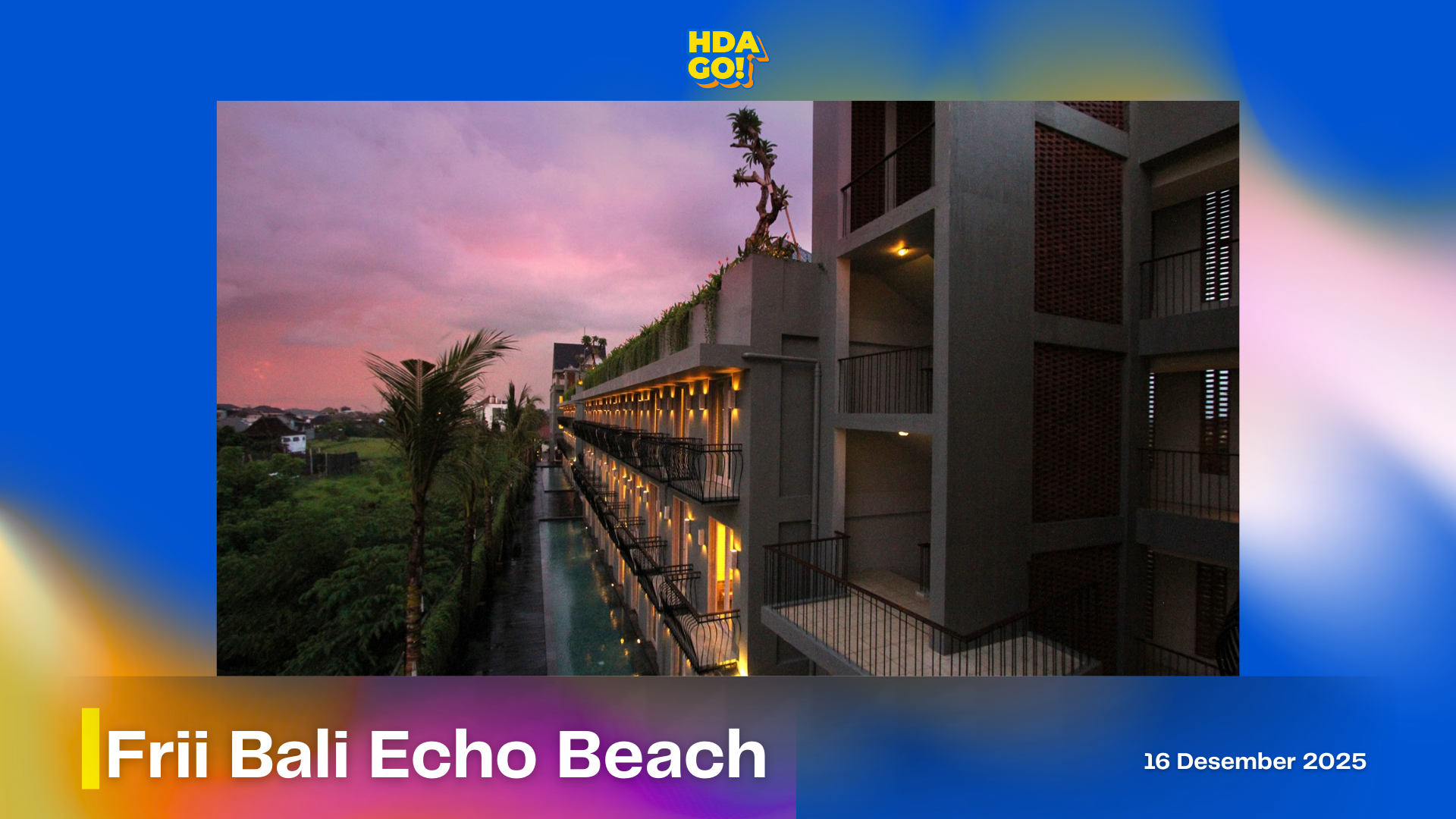 Frii Bali Echo Beach Campaign Visit